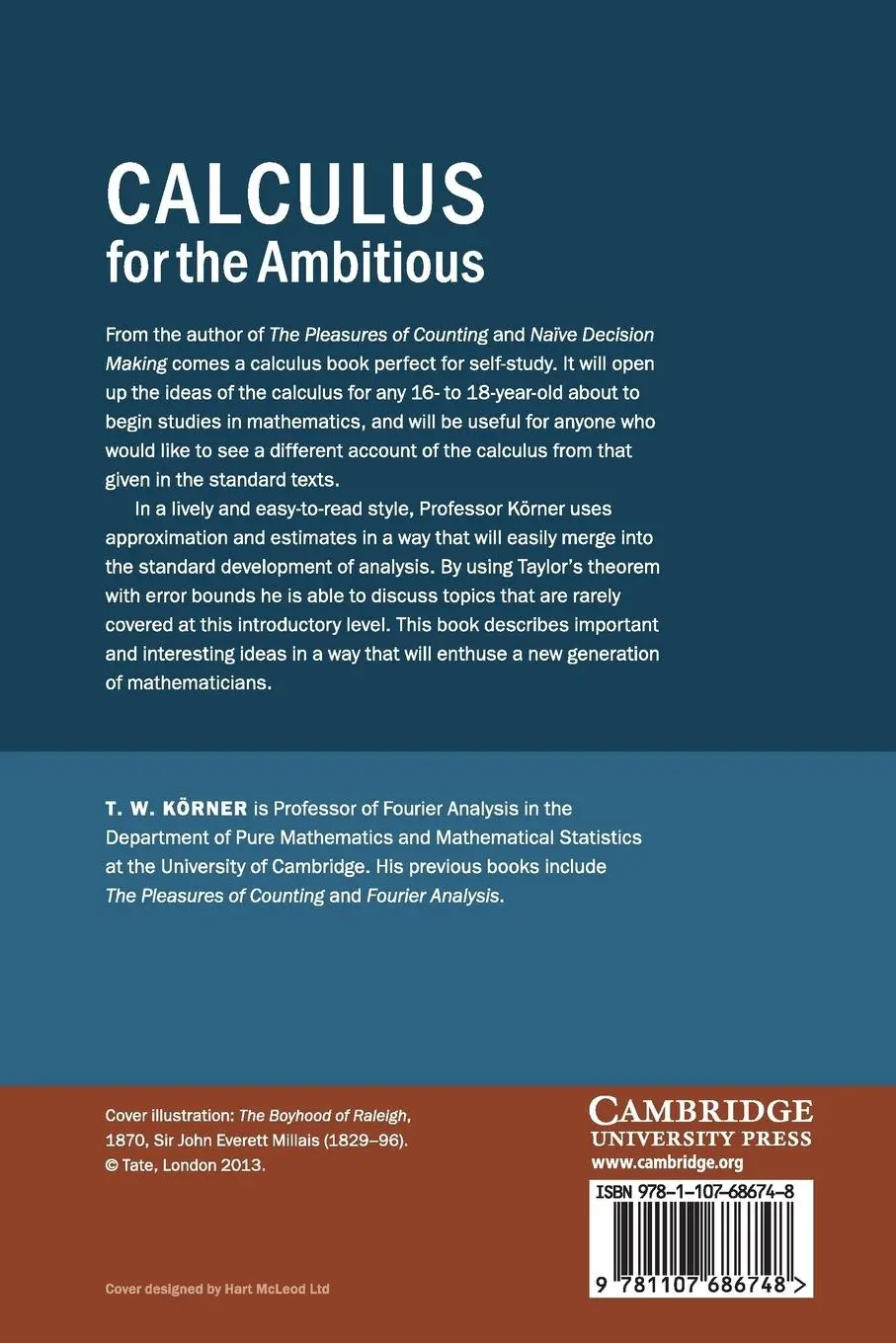 Rückseite: 9781107686748 | Calculus for the Ambitious | T. W. Körner | Taschenbuch | Englisch