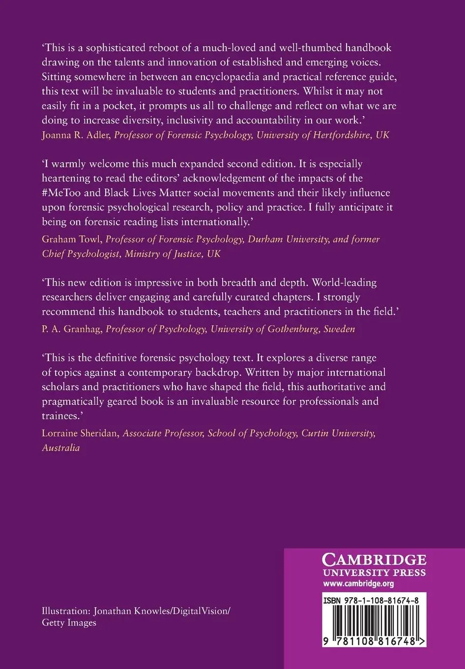 Rückseite: 9781108816748 | The Cambridge Handbook of Forensic Psychology | Brown (u. a.) | Buch