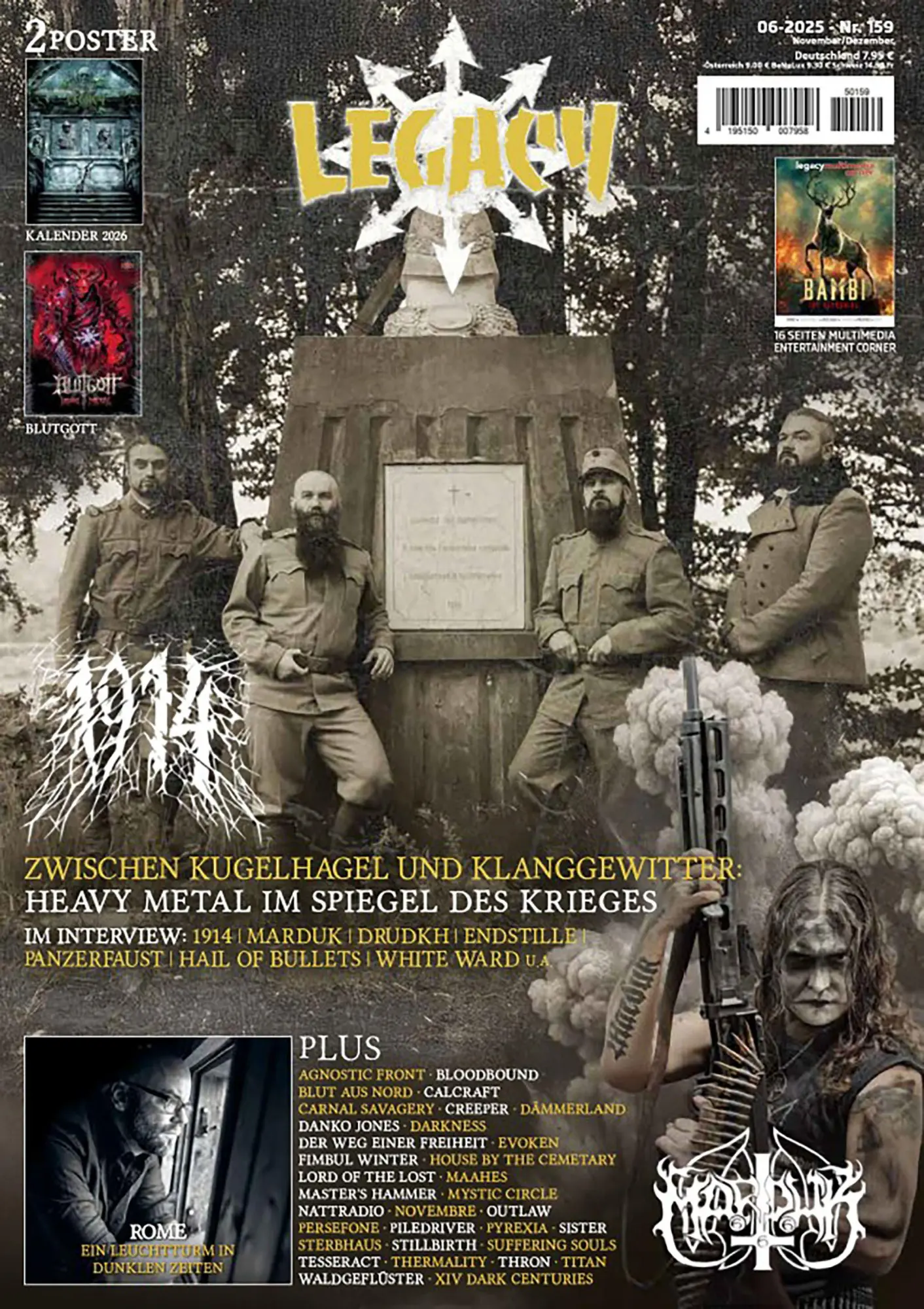 Cover: 9783959366748 | LEGACY MAGAZIN: THE VOICE FROM THE DARKSIDE (Ausgabe #159 (6/2025))