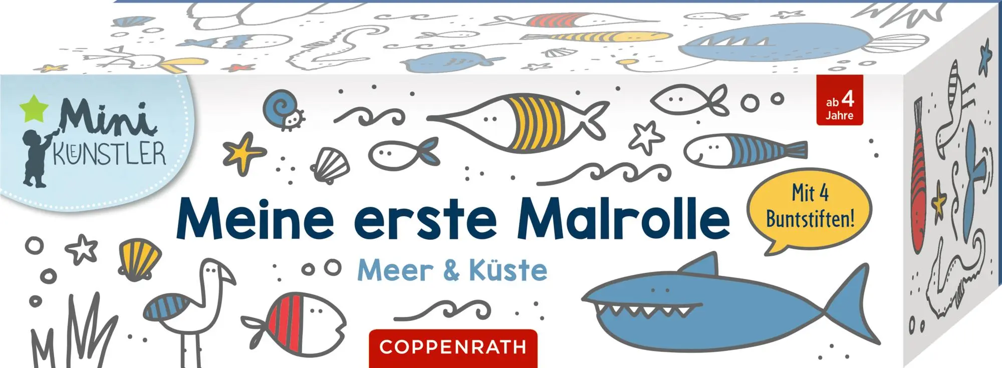 Cover: 4050003956848 | Meine erste Malrolle | Meer &amp; Küste | Joana Jesus | Mini-Künstler