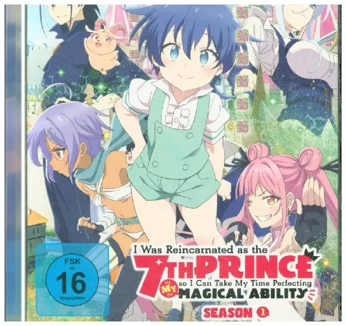 I Was Reincarnated as the 7th Prince So I Can Take My Time Perfecting My Magical Ability.Staffel.1,2 Blu-ray