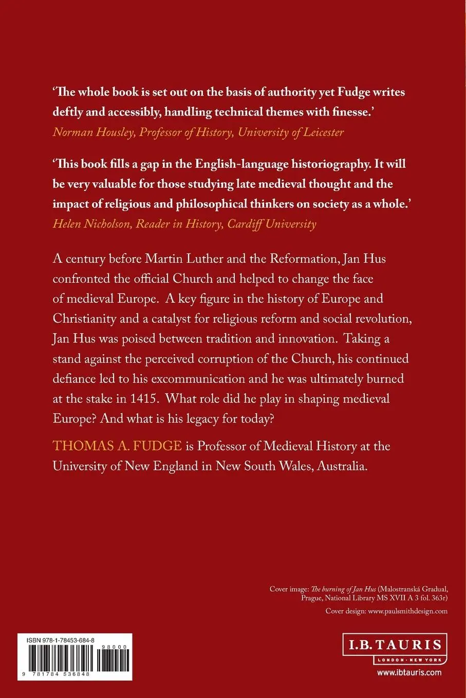 Rückseite: 9781784536848 | Jan Hus | Religious Reform and Social Revolution in Bohemia | Fudge