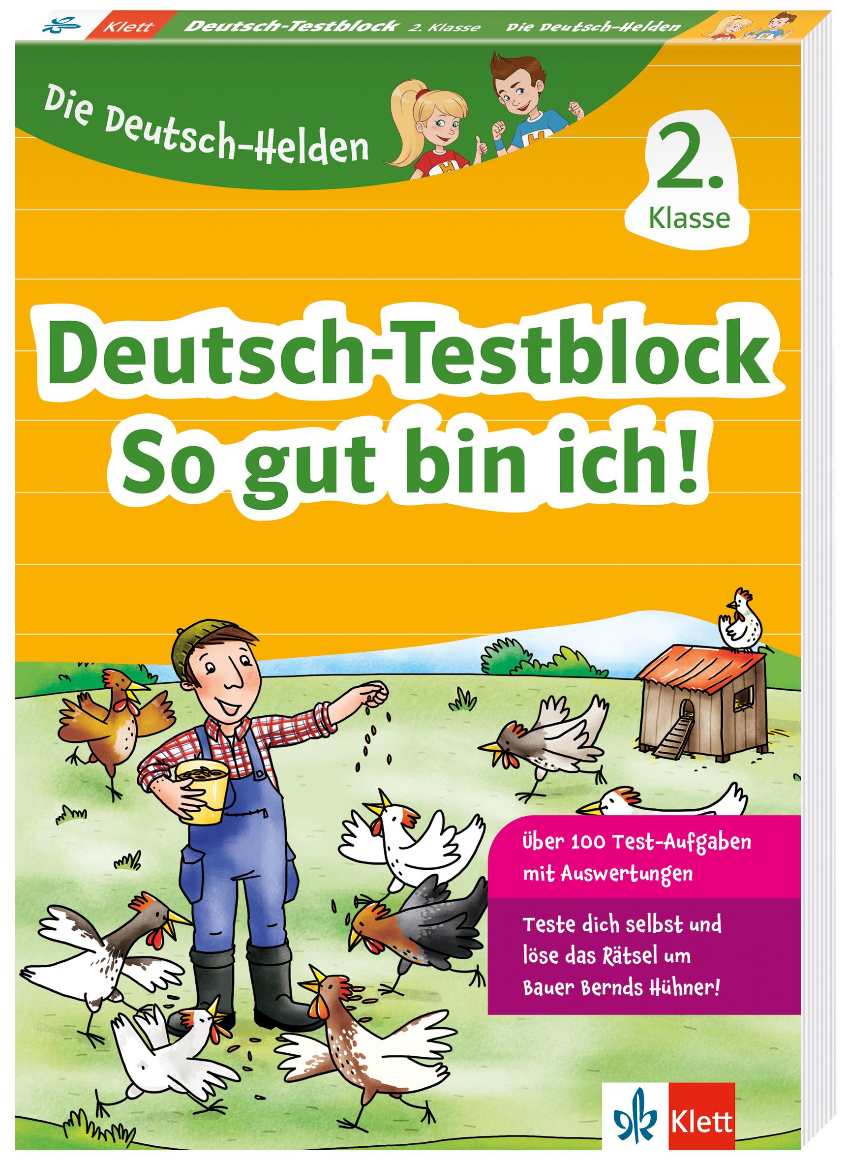Cover: 9783129496848 | Klett Die Deutsch-Helden: Deutsch-Testblock So gut bin ich! 2. Klasse