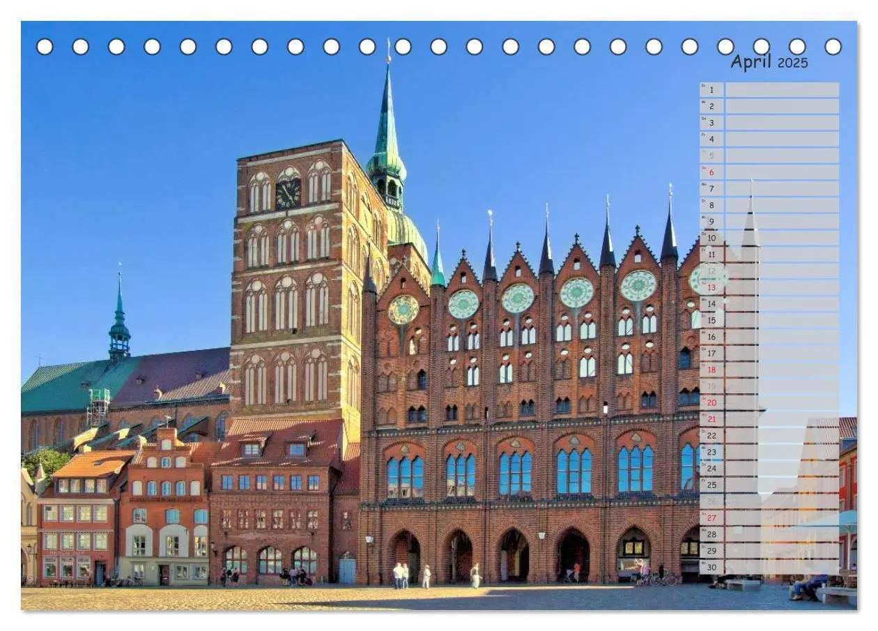 Bild: 9783435546848 | Stralsund. Das Tor zur Insel Rügen (Tischkalender 2025 DIN A5...