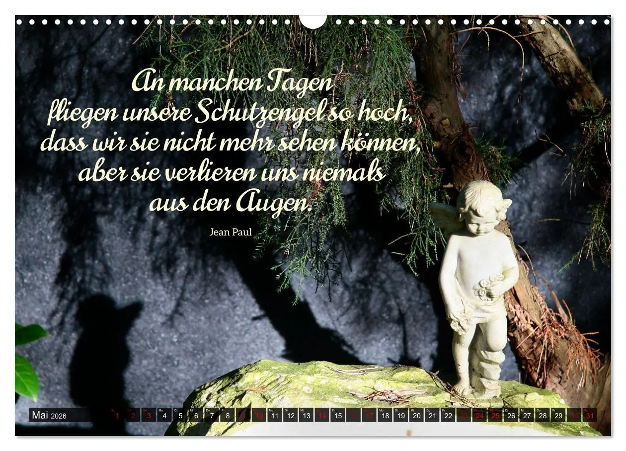 Bild: 9783457636848 | Geborgen unter Engelsflügeln (Wandkalender 2026 DIN A3 quer),...