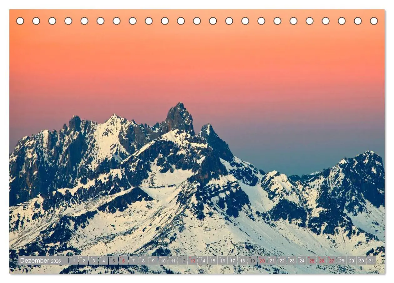 Bild: 9783457946848 | Die Bischofsmütze im schönen Salzburger Land (Tischkalender 2026...