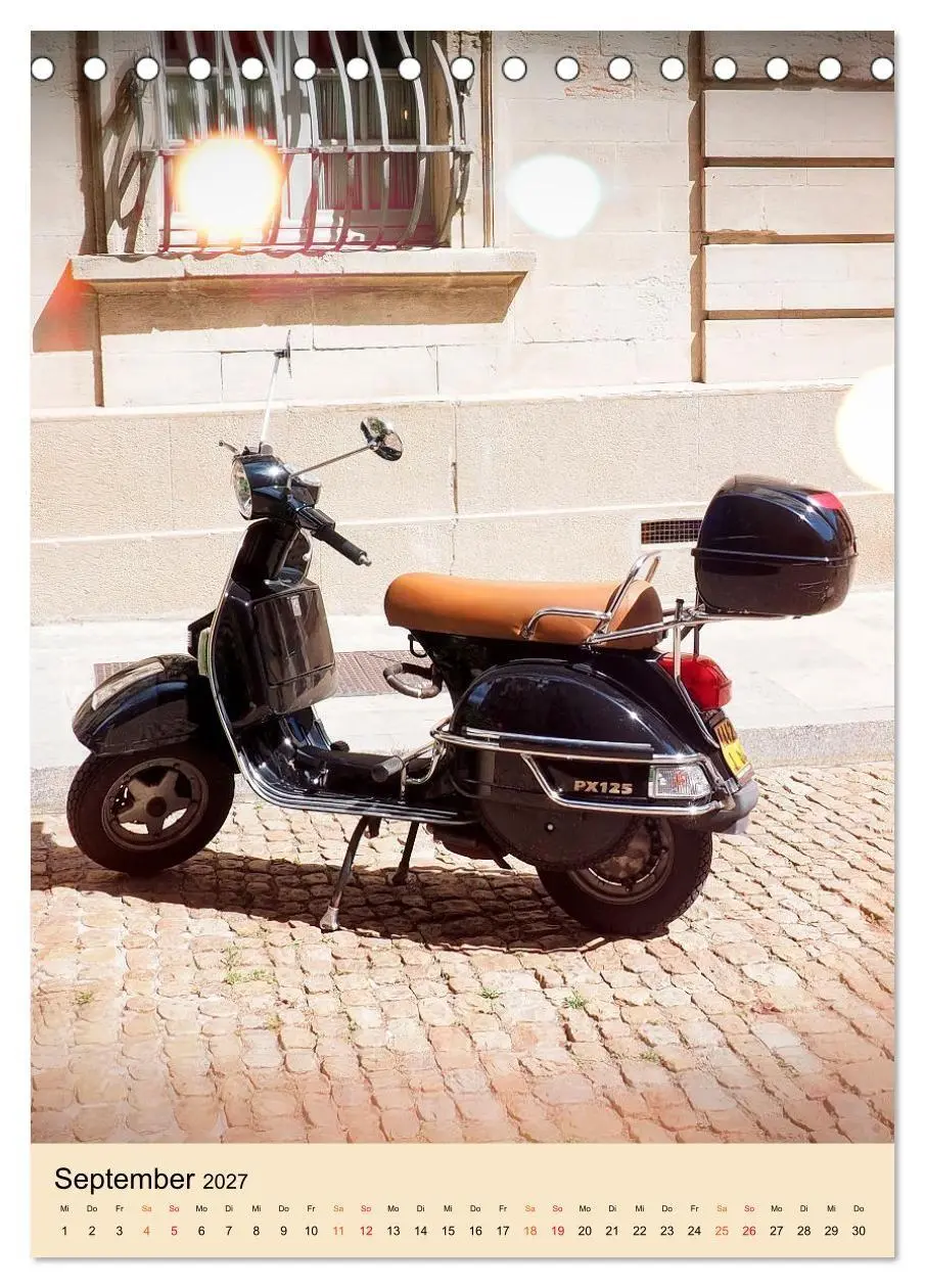 Bild: 9783569366848 | Meine Roller Vesparade (Tischkalender 2027 DIN A5 hoch), CALVENDO...