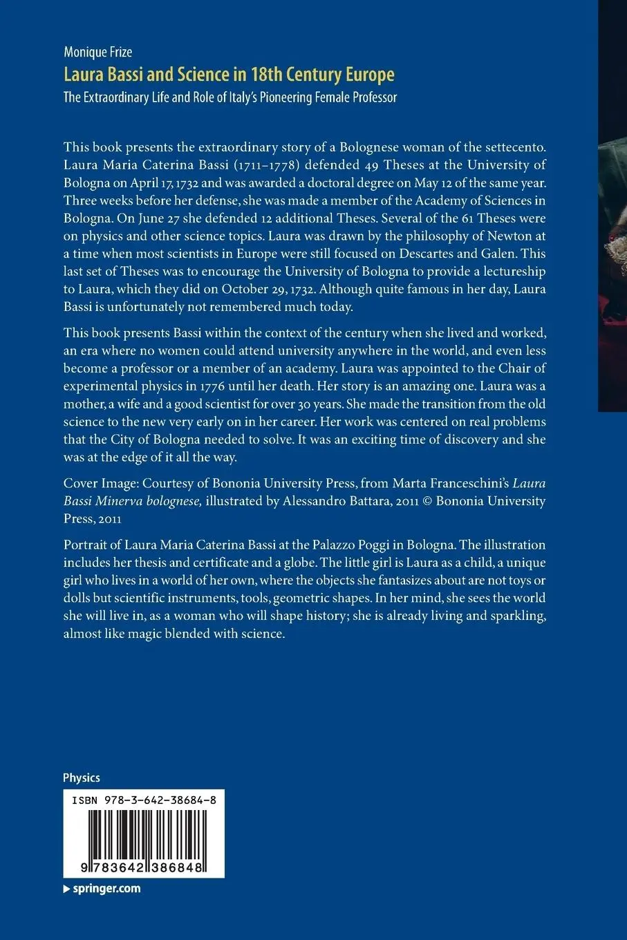 Rückseite: 9783642386848 | Laura Bassi and Science in 18th Century Europe | Monique Frize | Buch
