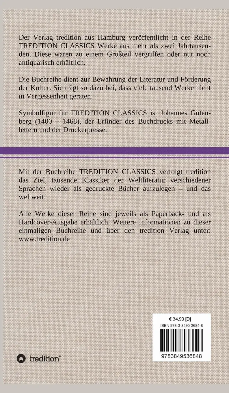 Rückseite: 9783849536848 | Auferstehung | Bearbeitet von Carl Hartz | Lew Tolstoi | Buch | 432 S.