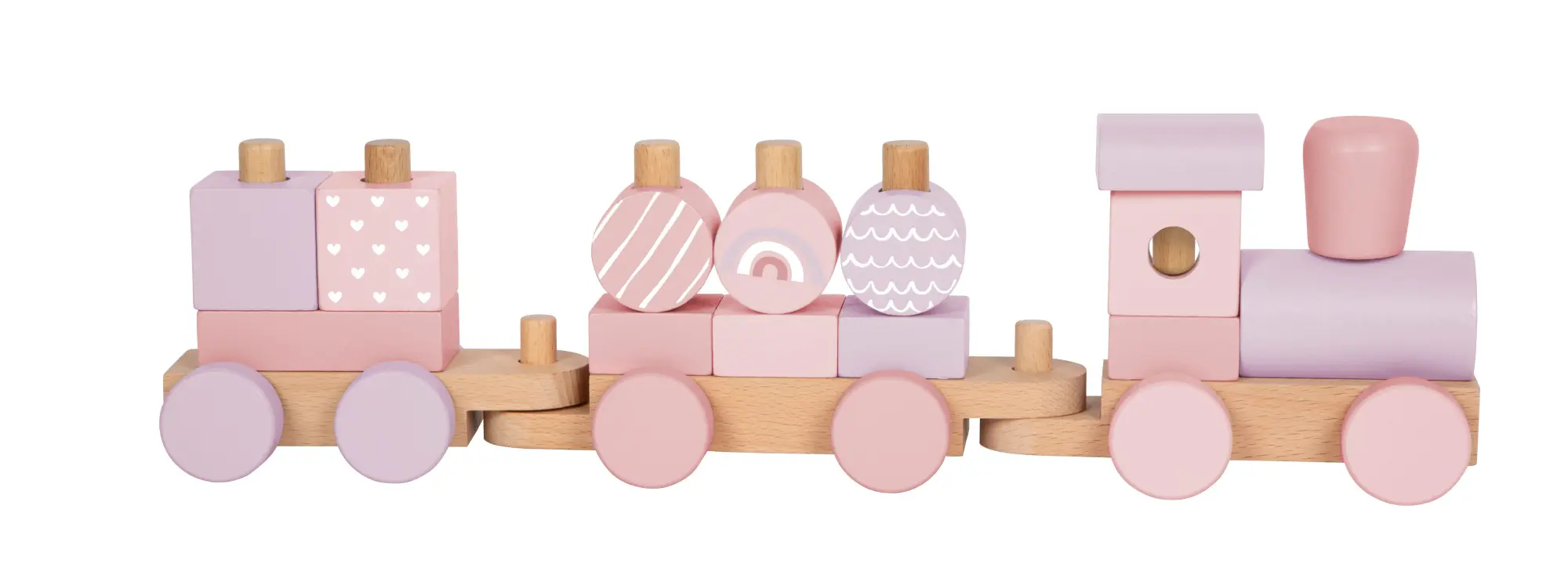 Bild: 4020972126948 | Holzzug rosa | 12694 | Deutsch | 2025 | small foot GmbH &amp; Co. KG