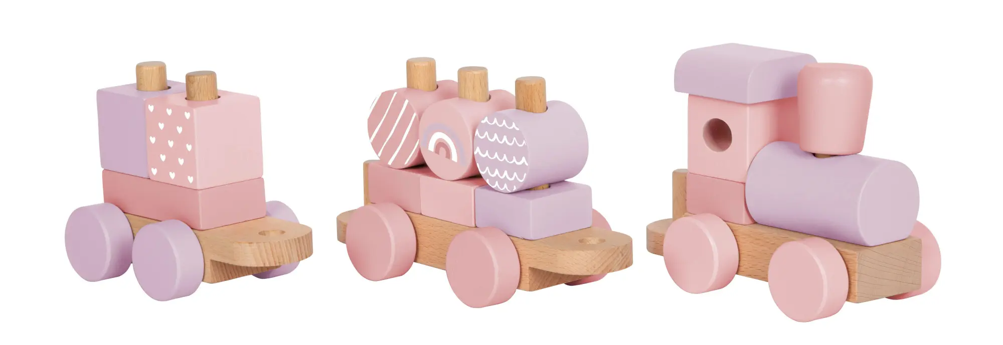Bild: 4020972126948 | Holzzug rosa | 12694 | Deutsch | 2025 | small foot GmbH &amp; Co. KG