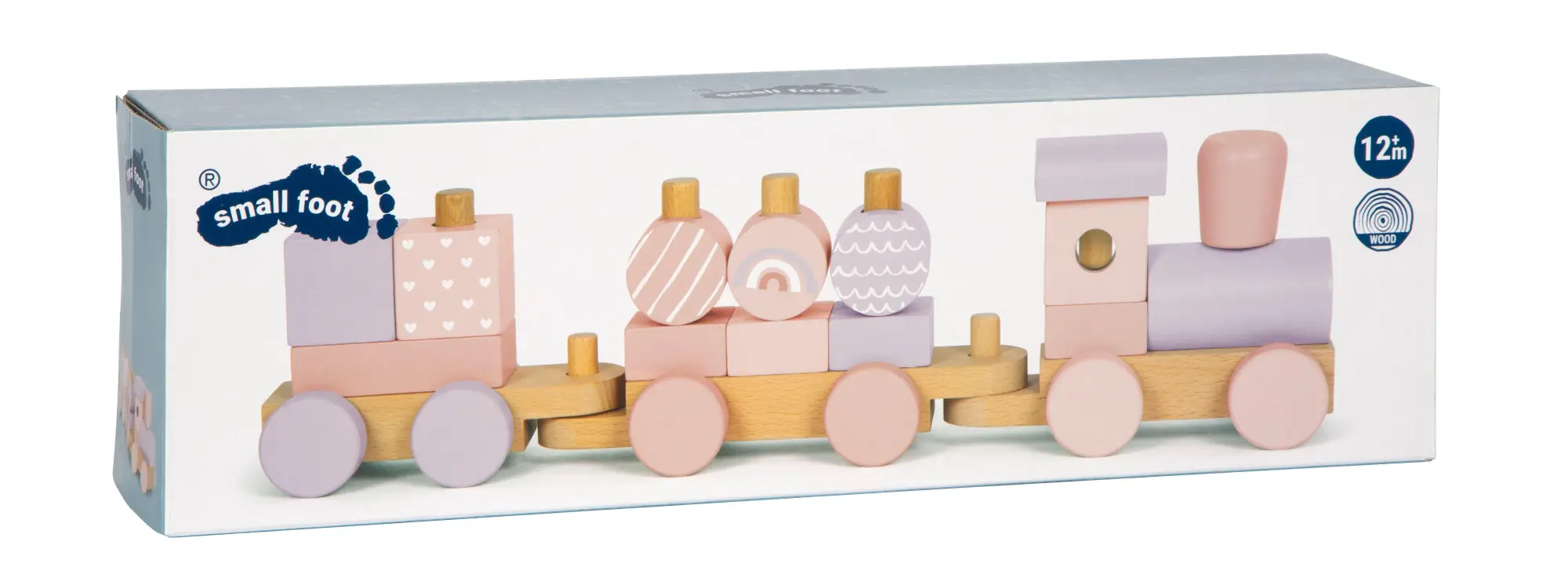 Bild: 4020972126948 | Holzzug rosa | 12694 | Deutsch | 2025 | small foot GmbH &amp; Co. KG