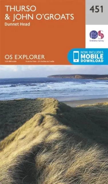 Cover: 9780319246948 | Thurso and John O'Groats | Ordnance Survey | (Land-)Karte | Englisch