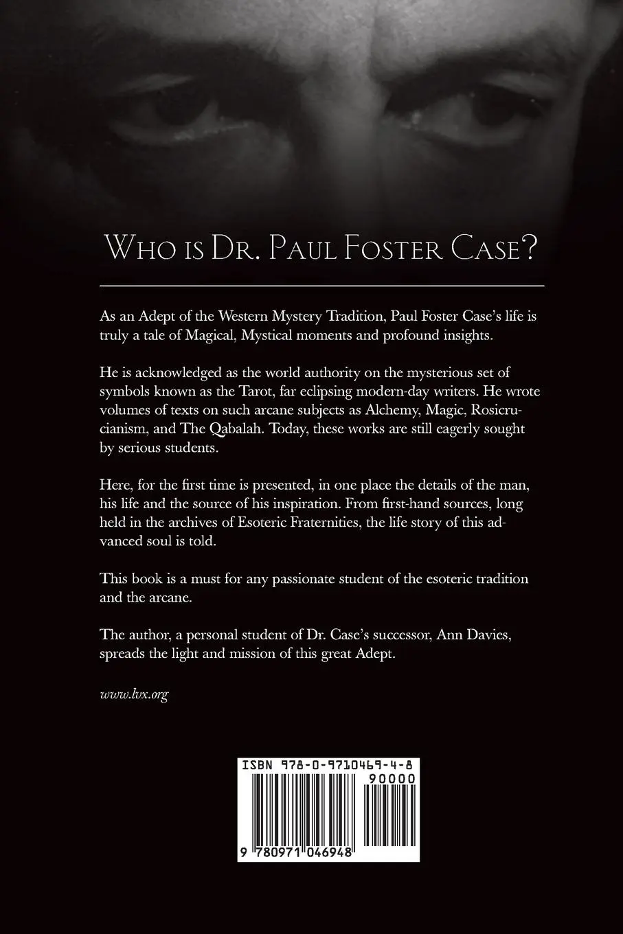 Rückseite: 9780971046948 | Paul Foster Case | His Life and Works | Paul a Clark | Taschenbuch