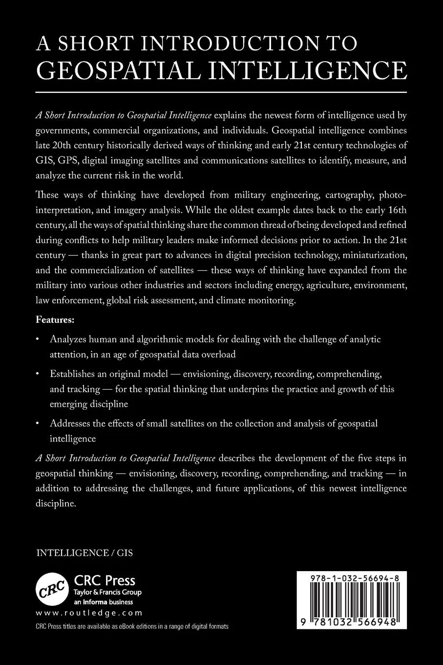 Rückseite: 9781032566948 | A Short Introduction to Geospatial Intelligence | Jack O'Connor | Buch