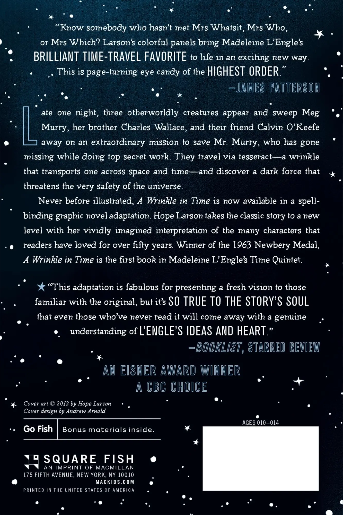 Rückseite: 9781250056948 | A Wrinkle in Time | The Graphic Novel | Madeleine L'Engle | Buch