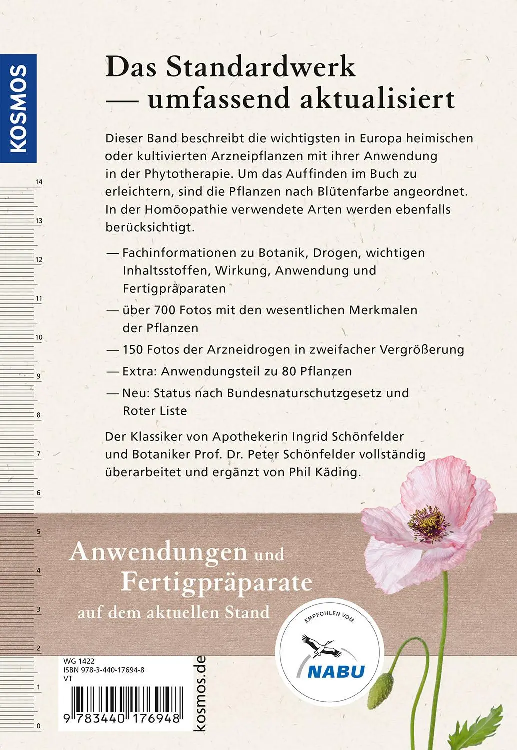 Rückseite: 9783440176948 | Der Kosmos Heilpflanzenführer | Peter Schönfelder (u. a.) | Buch