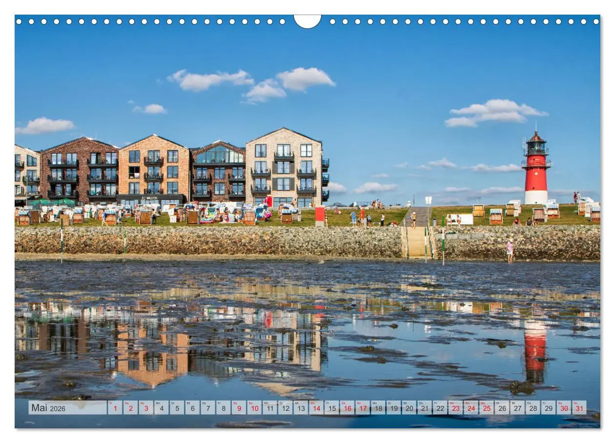 Bild: 9783457316948 | Seebad Büsum (Wandkalender 2026 DIN A3 quer), CALVENDO Monatskalender