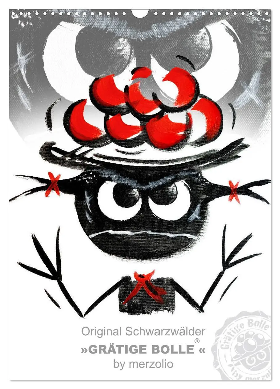Cover: 9783516406948 | Original Schwarzwälder 'Grätige Bolle' by merzolio (Wandkalender...