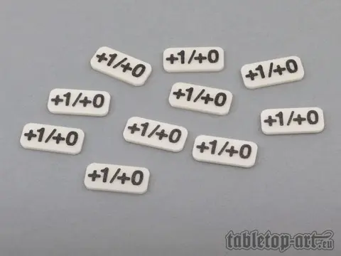 Cover: 704270727048 | +1/+0 Counter - Vanilla White (10) | Tabletop-Art | EAN 704270727048
