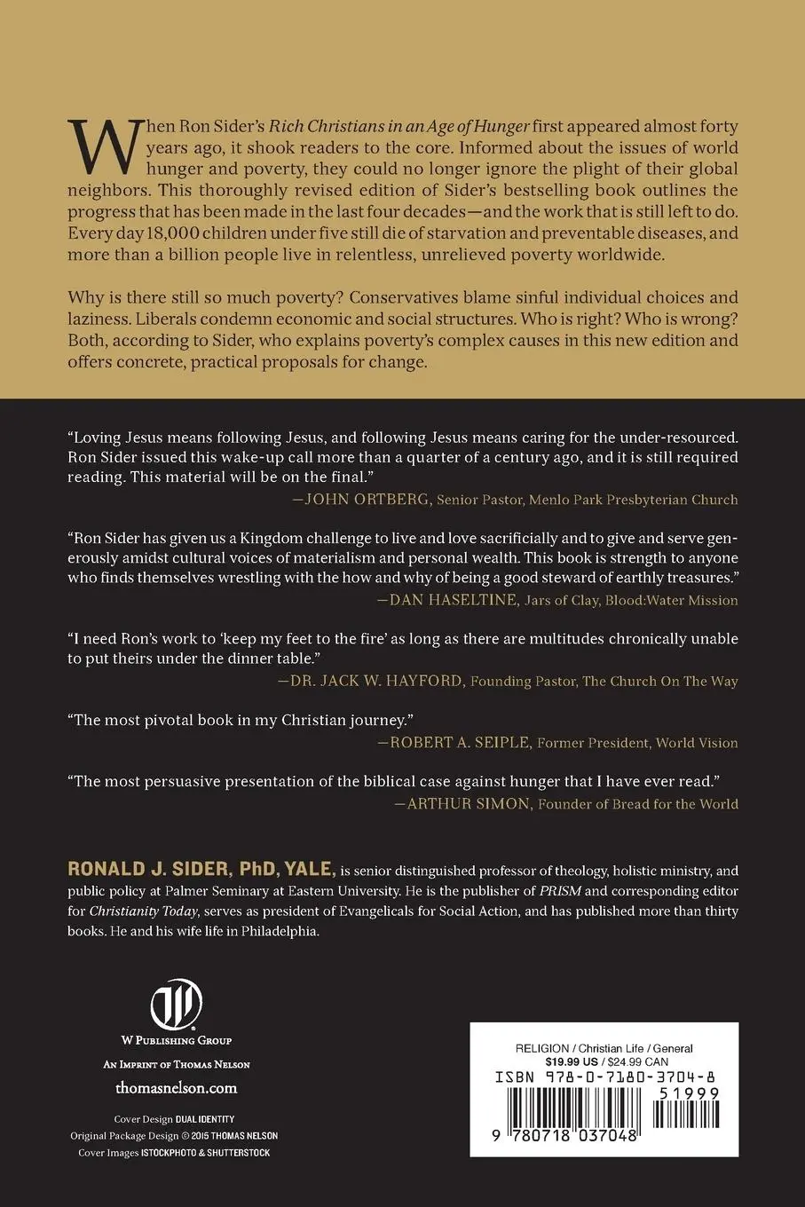 Rückseite: 9780718037048 | Rich Christians in an Age of Hunger | Zondervan | Taschenbuch | 2015