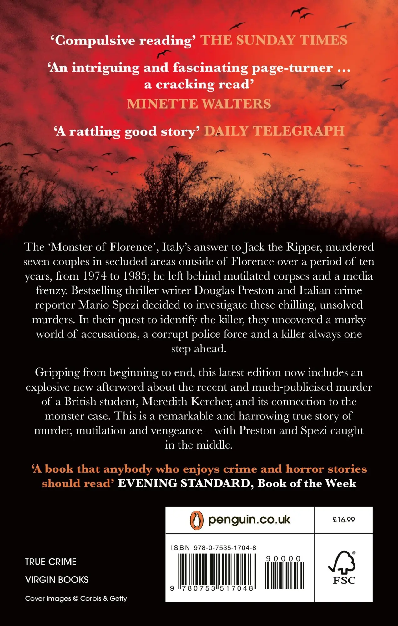 Rückseite: 9780753517048 | The Monster of Florence | Douglas Preston (u. a.) | Taschenbuch | 2009