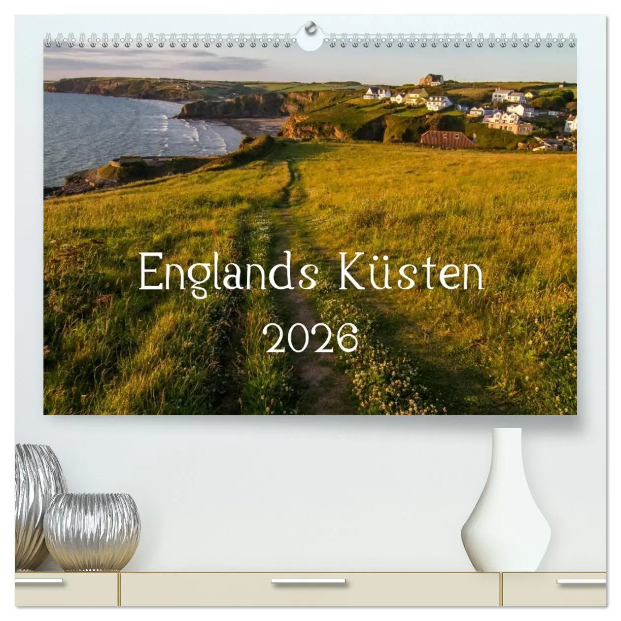 Cover: 9783516157048 | Englands Küsten 2026 (hochwertiger Premium Wandkalender 2026 DIN A2...
