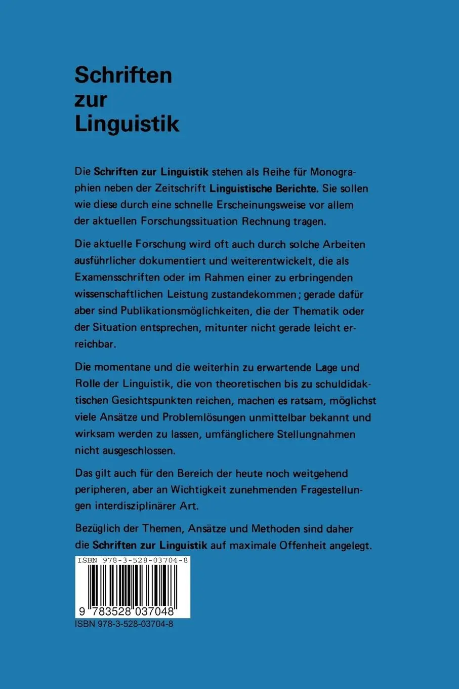 Rückseite: 9783528037048 | Universale Grammatik | Richard Montague | Taschenbuch | 68 S.