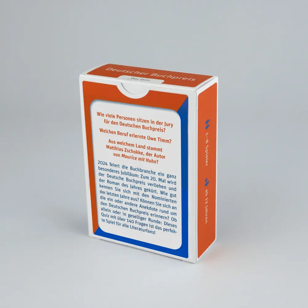 Bild: 9783742327048 | Deutscher Buchpreis - Das Quiz | Dr. Carina Heer | Box | 4-farbig