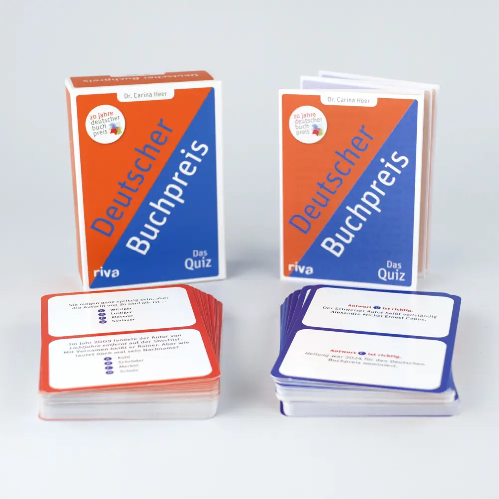 Bild: 9783742327048 | Deutscher Buchpreis - Das Quiz | Dr. Carina Heer | Box | 4-farbig