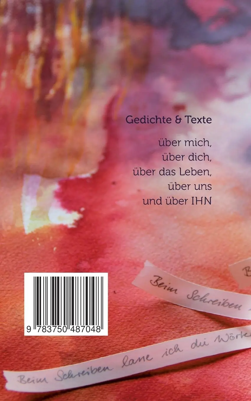 Rückseite: 9783750487048 | I see poetry | Gedichte und Texte | Hannah Stockhammer | Taschenbuch