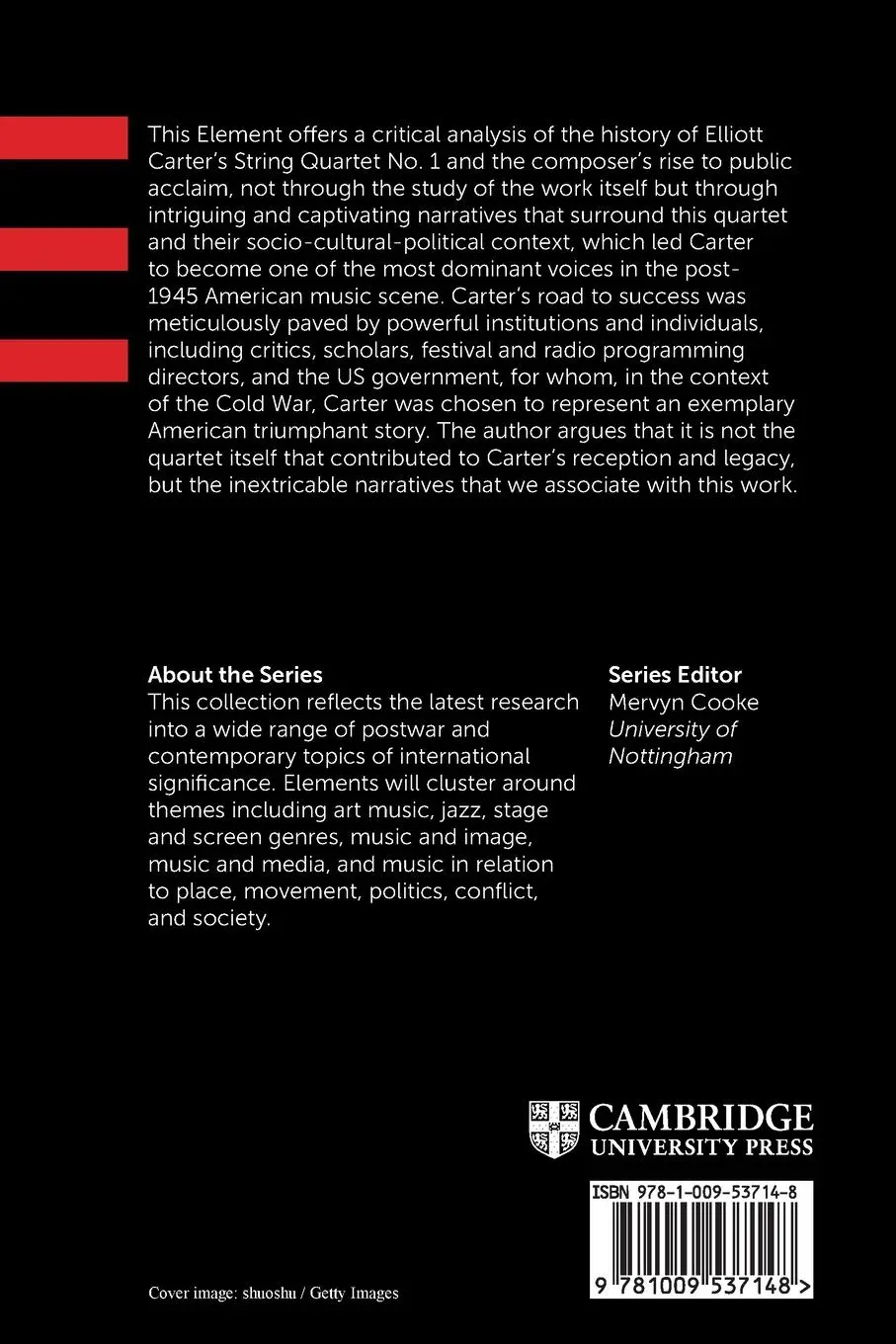 Rückseite: 9781009537148 | Elliott Carter's String Quartet No. 1 | Laura Emmery | Taschenbuch