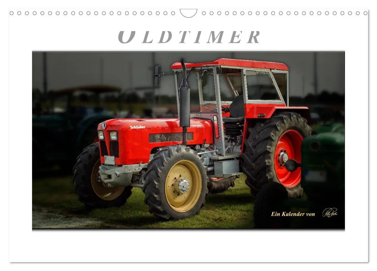 Cover: 9783516077148 | Oldtimer - Traktor Liebe (Wandkalender 2026 DIN A3 quer), CALVENDO...