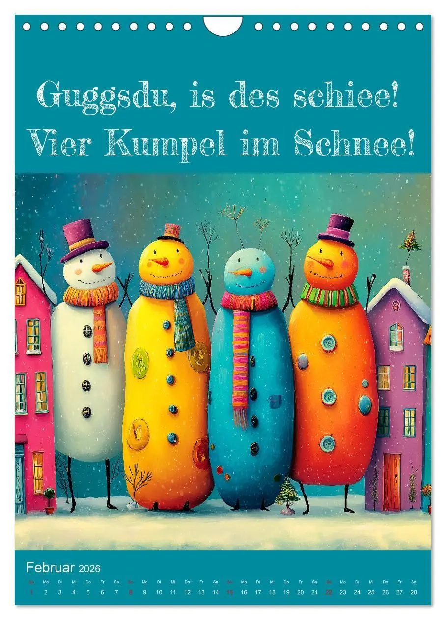 Bild: 9783516697148 | Erzgebirge mei Haamit - Mundart-Kalender mit sächsischem Humor...
