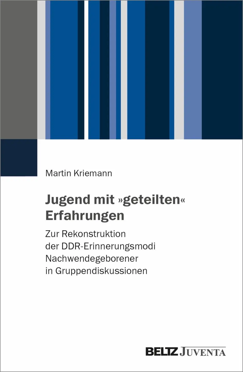 Cover: 9783779977148 | Jugend mit 'geteilten' Erfahrungen | Martin Kriemann | Taschenbuch