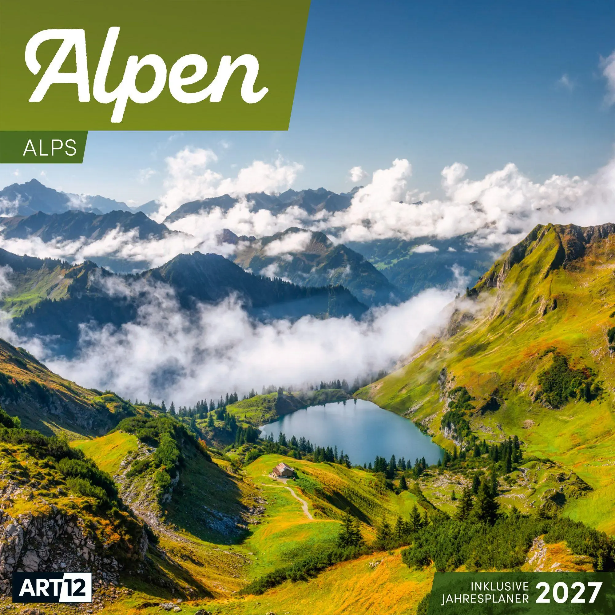 Cover: 9783838447148 | Alpen Kalender 2027 - 30x30 - Art12 | Ackermann Kunstverlag GmbH