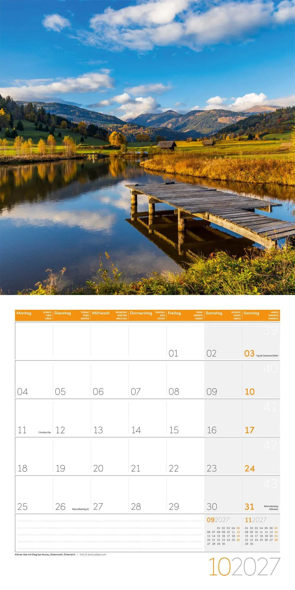 Bild: 9783838447148 | Alpen Kalender 2027 - 30x30 - Art12 | Ackermann Kunstverlag GmbH