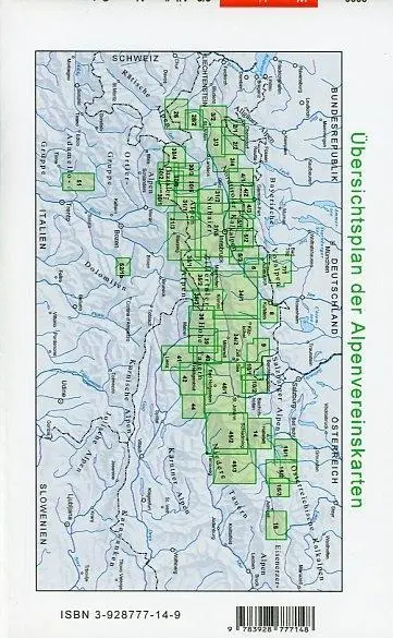 Bild: 9783928777148 | DAV Alpenvereinskarte 02/2 Allgäuer - Lechtaler Alpen Ost 1 : 25 000