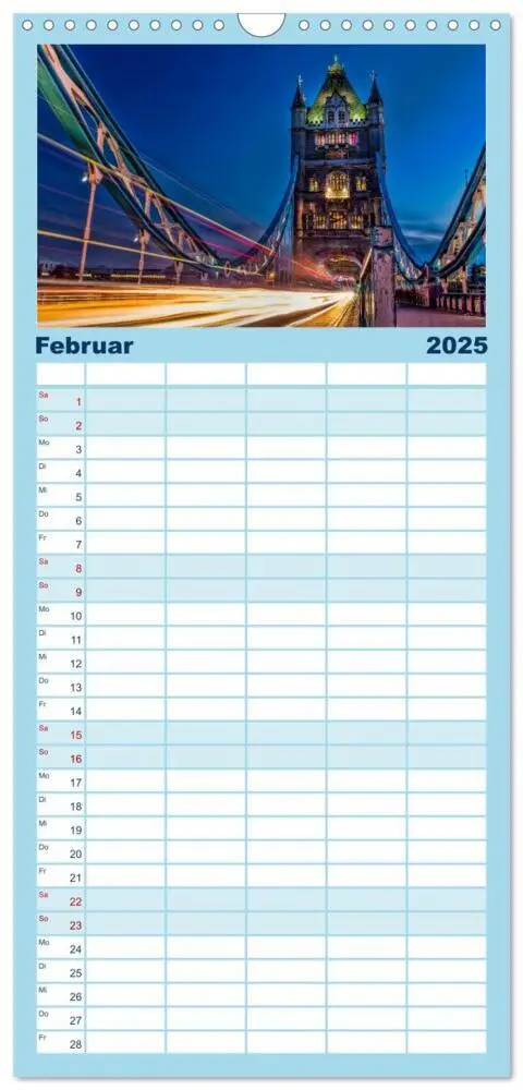 Bild: 9783457117248 | Familienplaner 2025 - Die 12 meistbesuchten Städte der Welt mit 5...