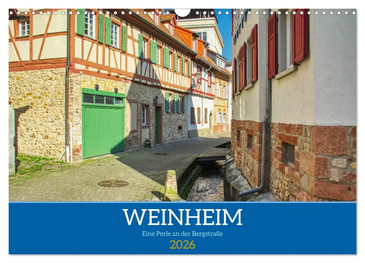 Cover: 9783457287248 | Weinheim - Eine Perle an der Bergstraße (Wandkalender 2026 DIN A3...