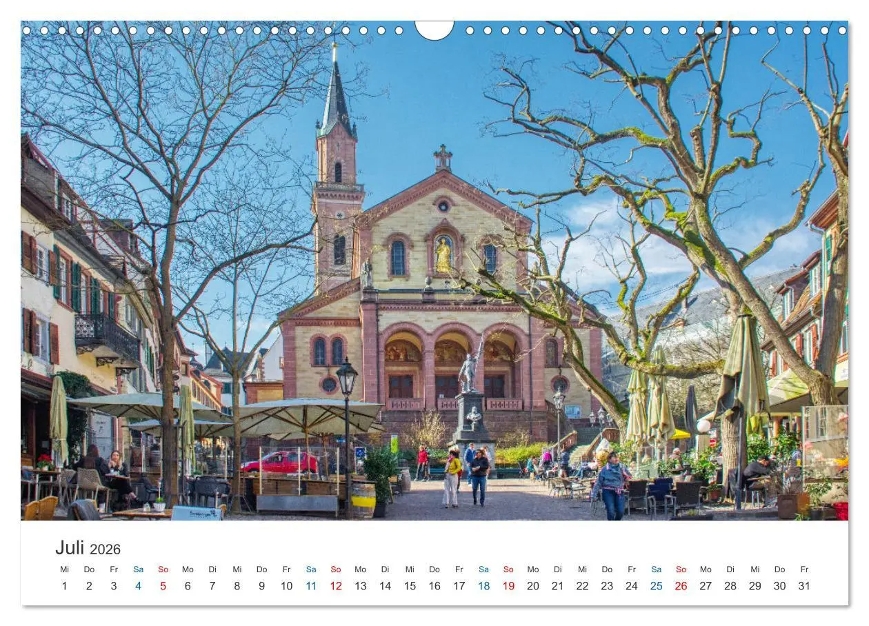 Bild: 9783457287248 | Weinheim - Eine Perle an der Bergstraße (Wandkalender 2026 DIN A3...