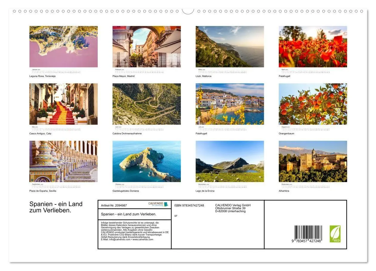 Bild: 9783457427248 | Spanien - ein Land zum Verlieben. (hochwertiger Premium...