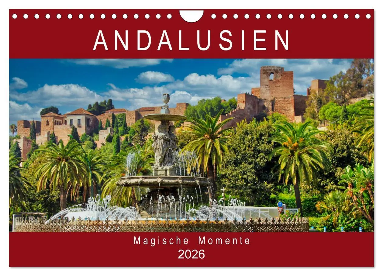 Cover: 9783457667248 | Andalusien - Magische Momente (Wandkalender 2026 DIN A4 quer),...