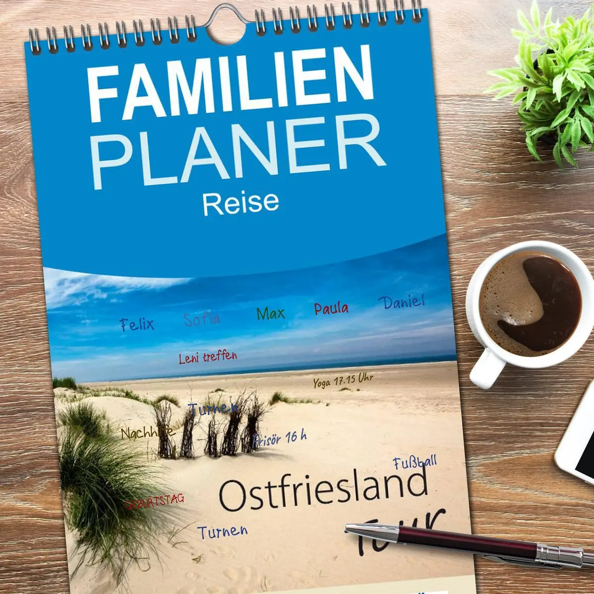 Bild: 9783516517248 | Familienplaner 2026 - Ostfriesland - Tour mit 5 Spalten...