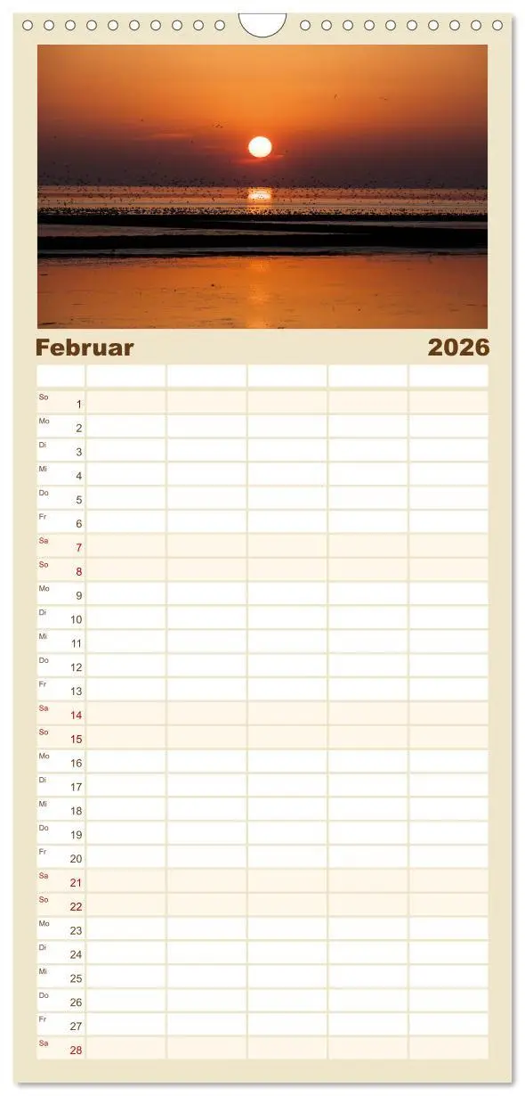 Bild: 9783516517248 | Familienplaner 2026 - Ostfriesland - Tour mit 5 Spalten...