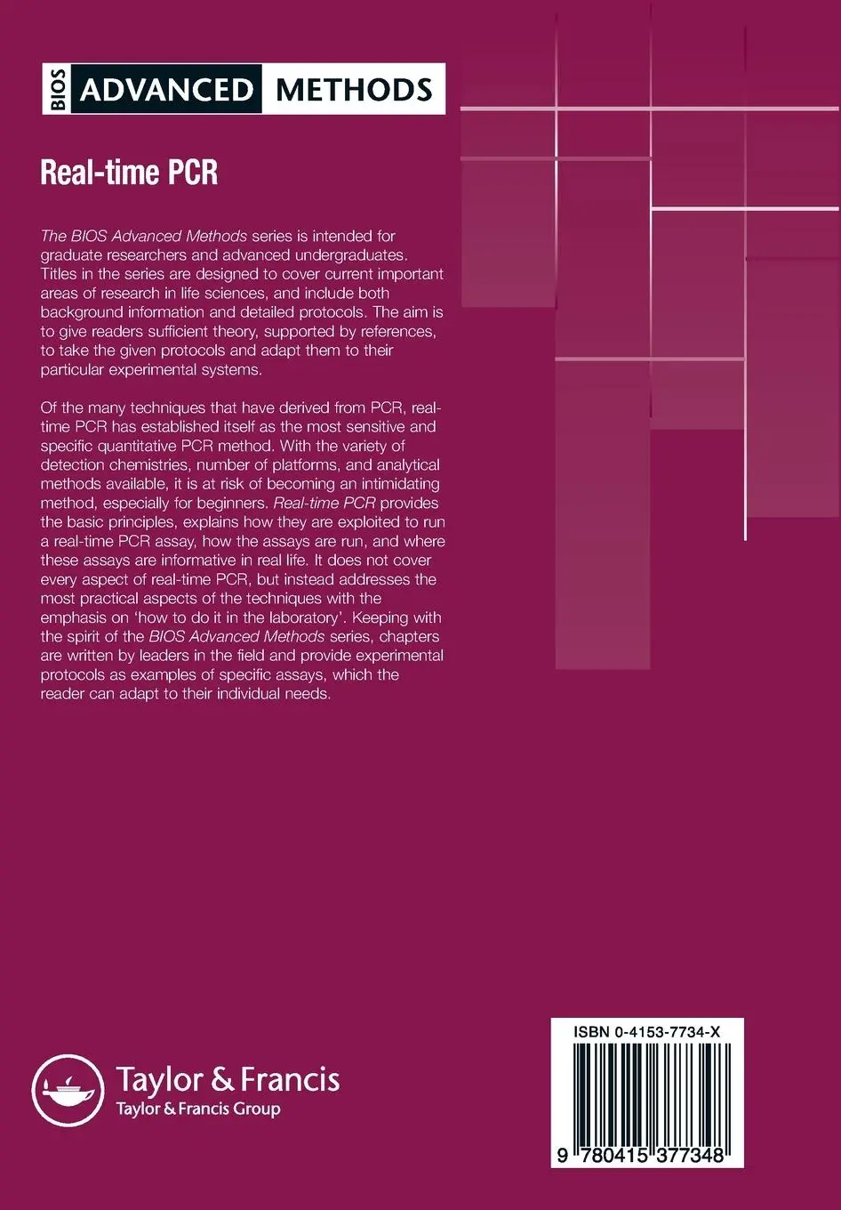 Rückseite: 9780415377348 | Real-time PCR | M Tevfik Dorak | Taschenbuch | Englisch | 2006