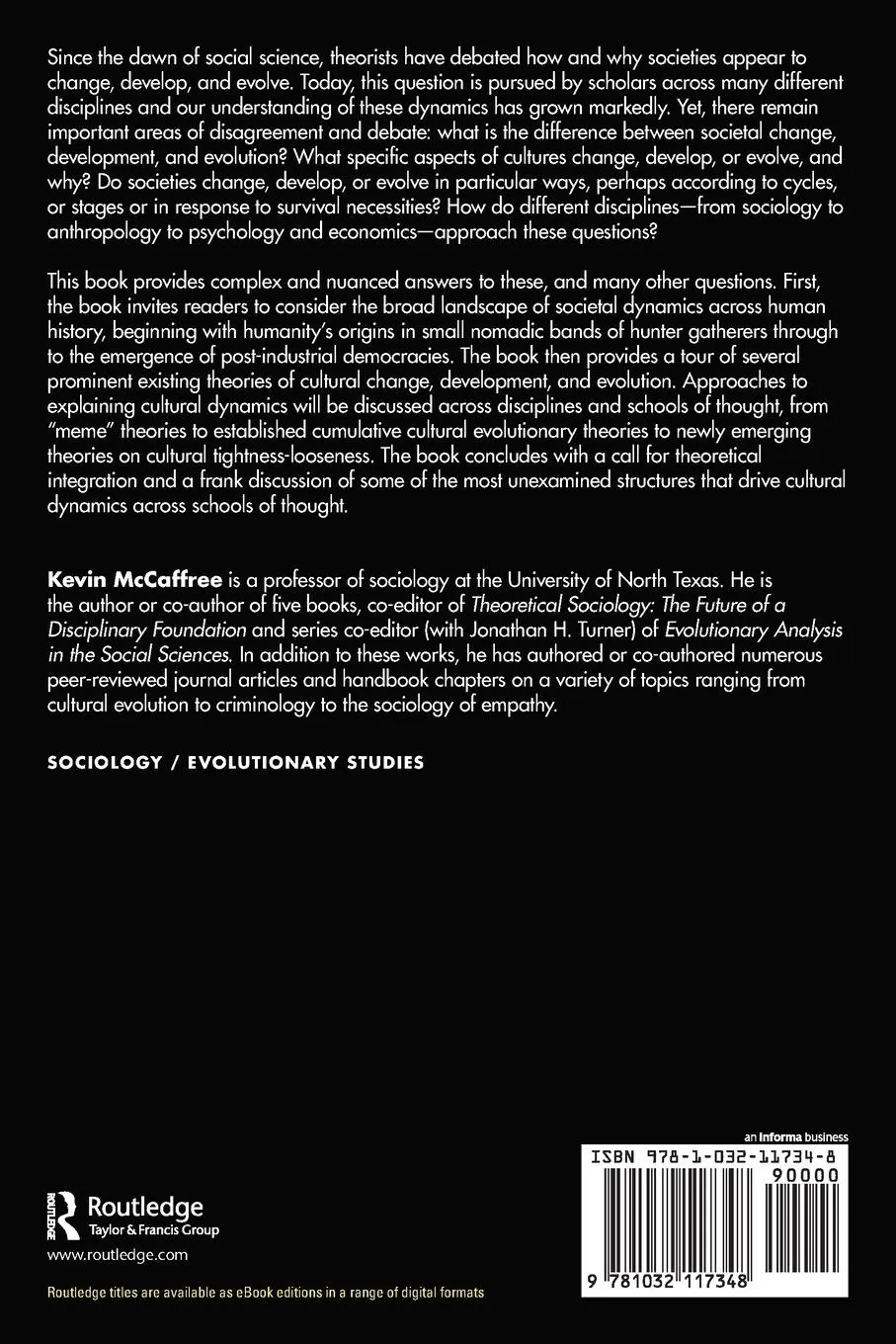 Rückseite: 9781032117348 | Cultural Evolution | The Empirical and Theoretical Landscape | Buch