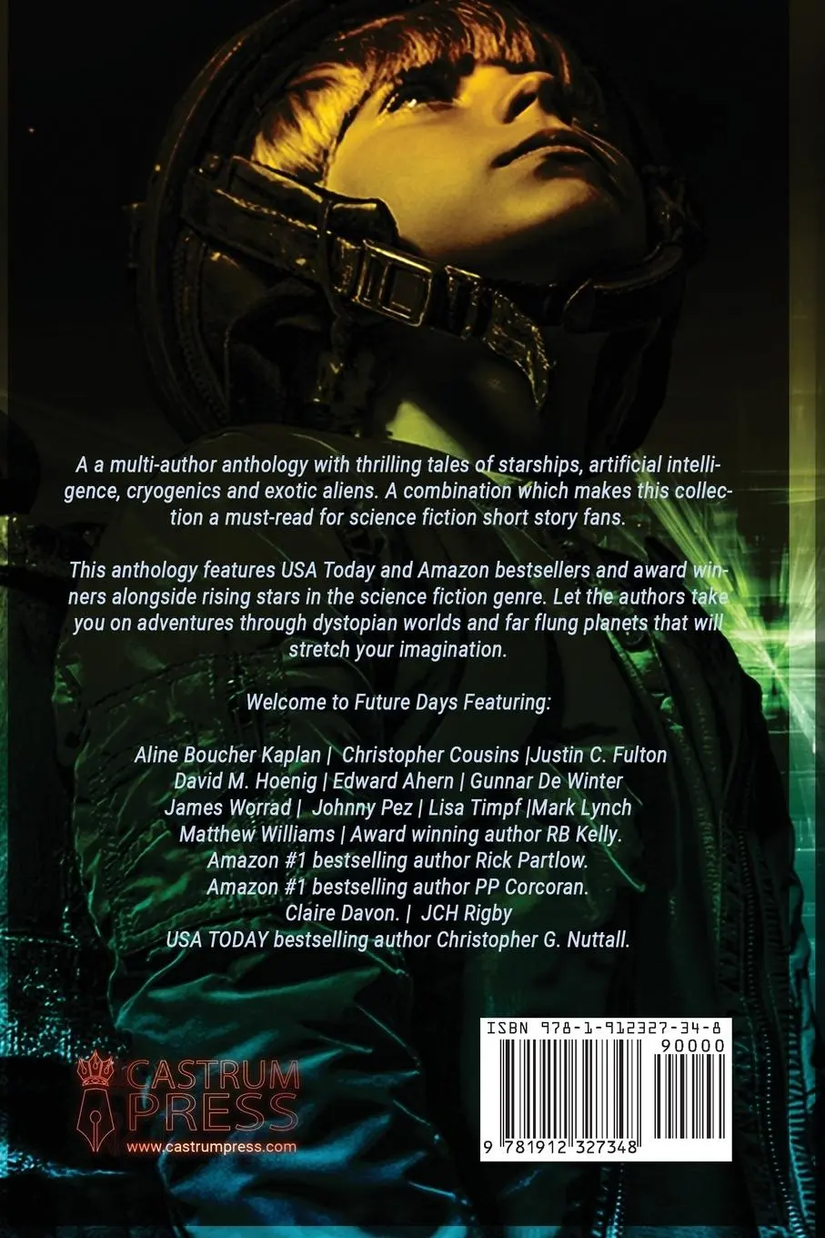 Rückseite: 9781912327348 | Future Days | A collection of sci-fi &amp; fantasy adventure short stories