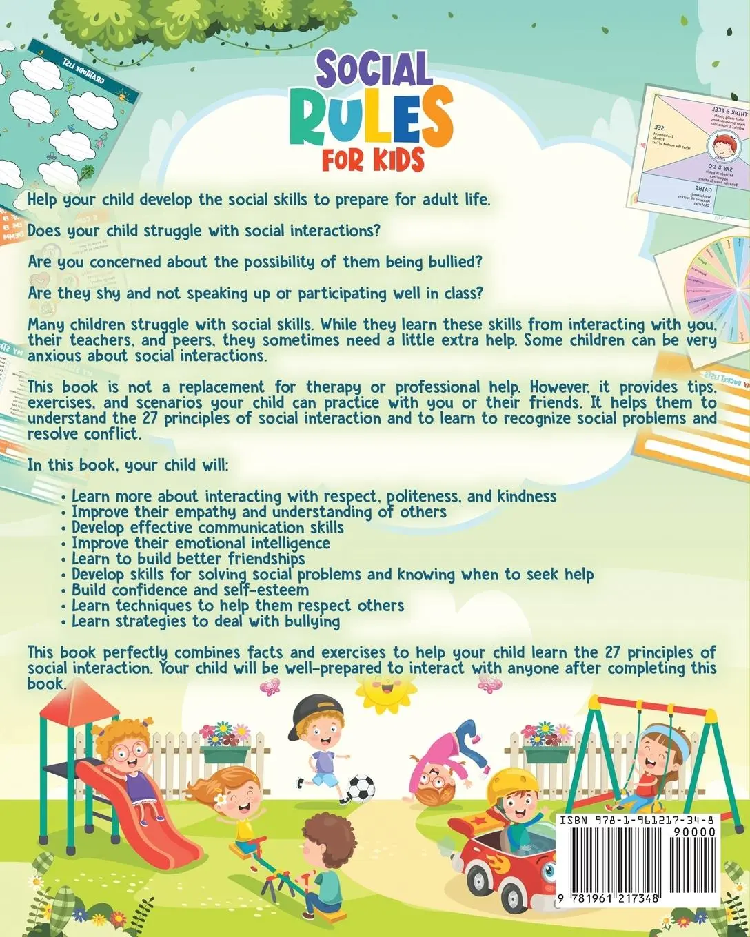 Rückseite: 9781961217348 | Social Rules for Kids | Ahoy Publications | Taschenbuch | Englisch