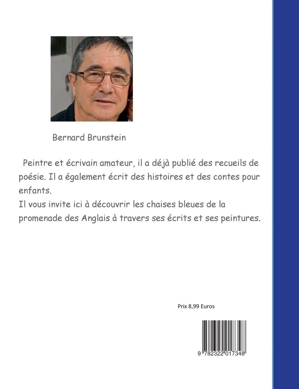 Rückseite: 9782322017348 | Les Chaises Bleues | Bernard Brunstein | Taschenbuch | Französisch